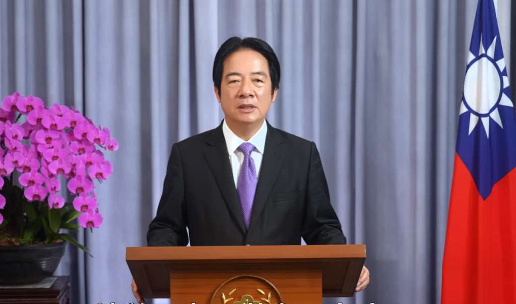 賴清德總統今天(12日)凌晨以錄影方式為「北美洲台灣人教授協會第46屆年會」致詞。(YT/@presidentialoffice)