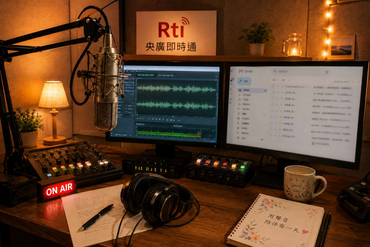 央廣即時通:來信有溫度，回信有聲音，陪伴就在彼此的字裡行間