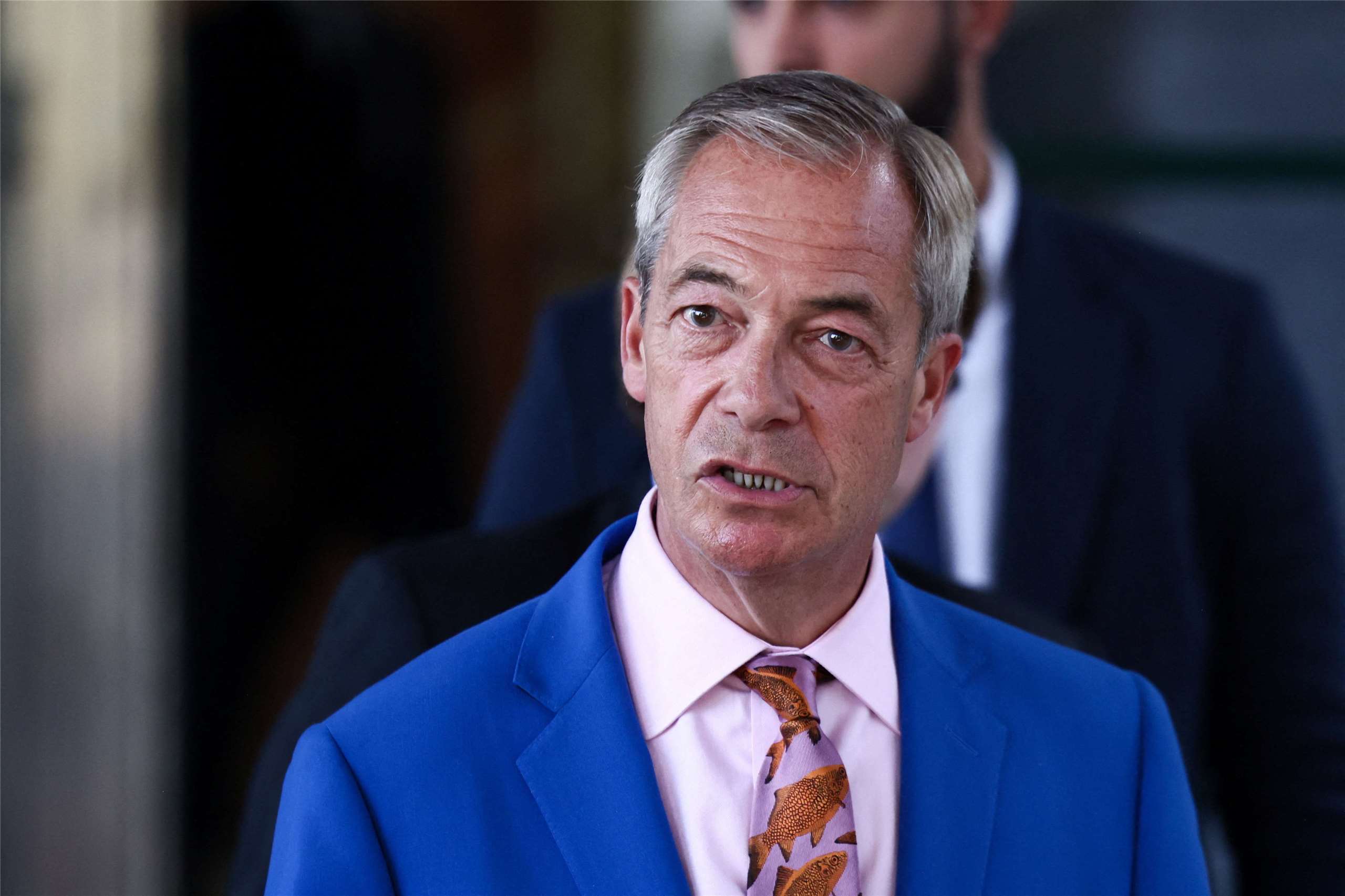 英國改革黨黨魁法拉吉(Nigel Farage)宣布辭去國會議員一職。