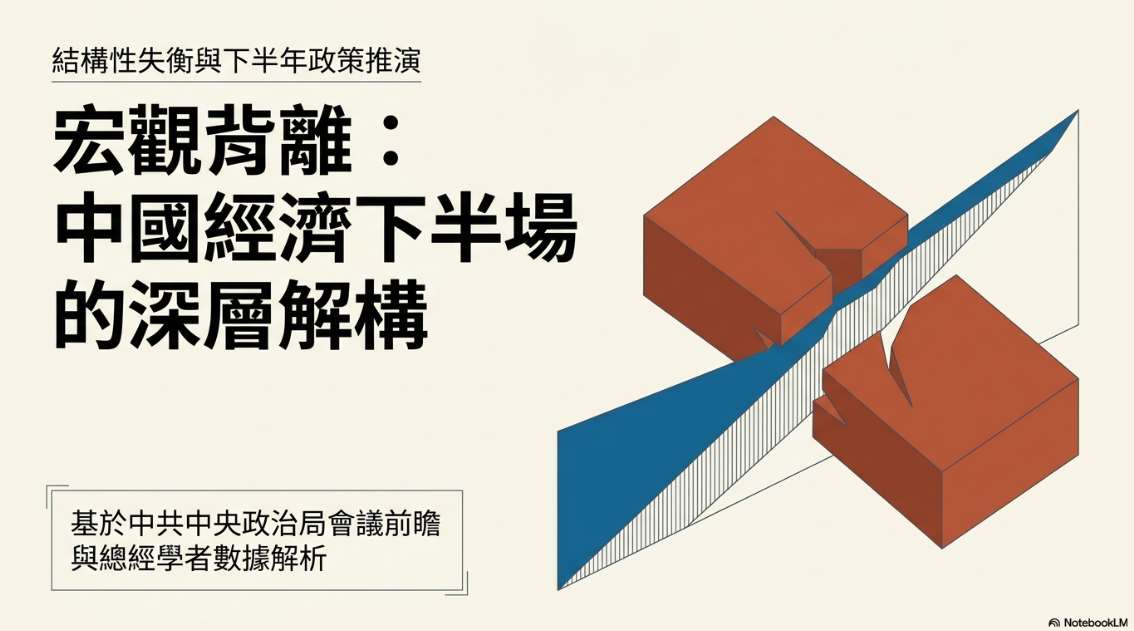 中共中央政治局會議登場  學者：重科技輕民生難救中國經濟(AI圖)