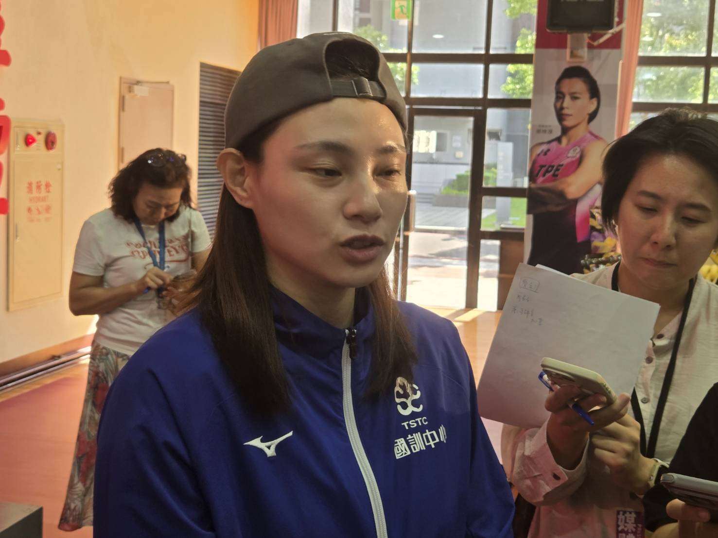 34歲的台灣女將林郁芬將代表台灣參加今年名古屋亞運綜合格鬥項目。(江昭倫 攝)