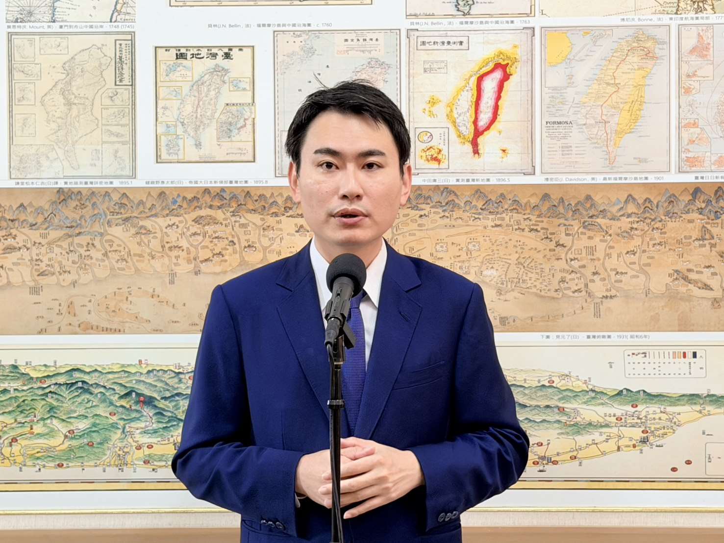 民進黨立委陳冠廷。(鄭佑漢 攝)