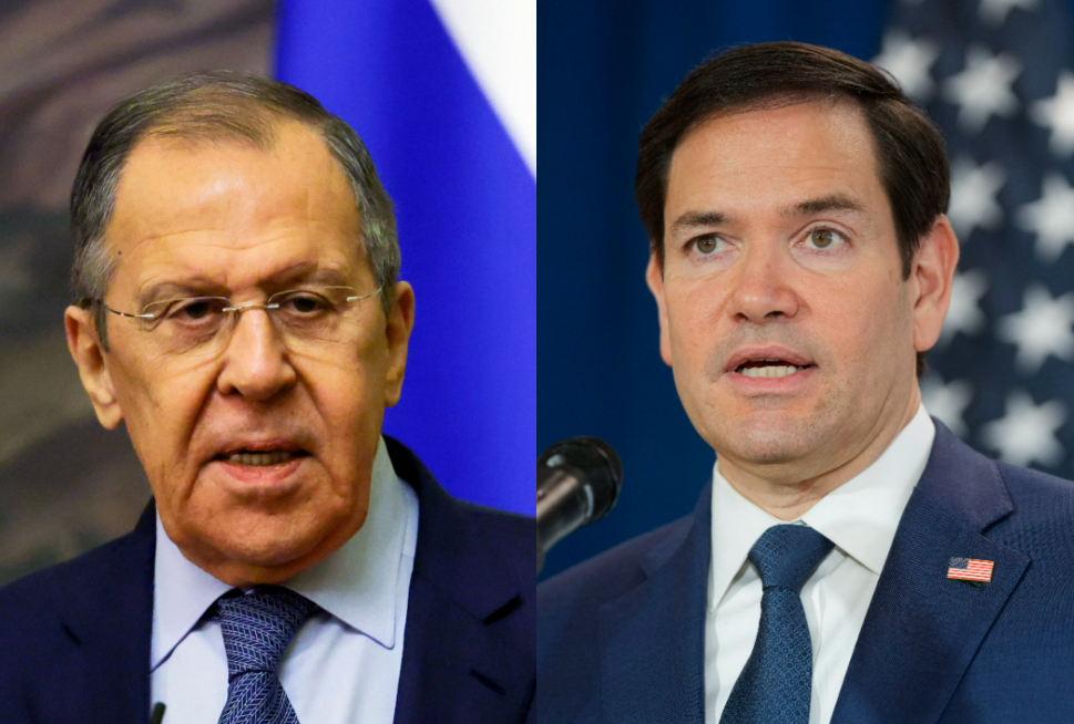 俄羅斯外長拉夫羅夫(Sergei Lavrov)(左)與美國國務卿盧比歐(Marco Rubio)(右)預計23日在馬尼拉東協外長會議場邊會面。資料照片。(美聯社、法新社/央廣合成)