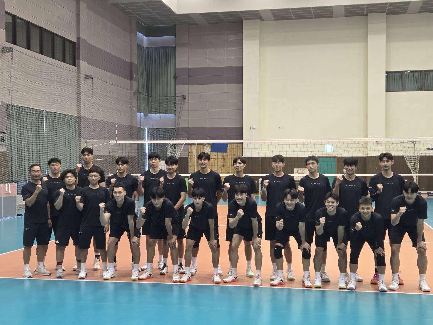 2026名古屋亞運倒數，台灣男排已進入最後集訓階段。(江昭倫 攝)