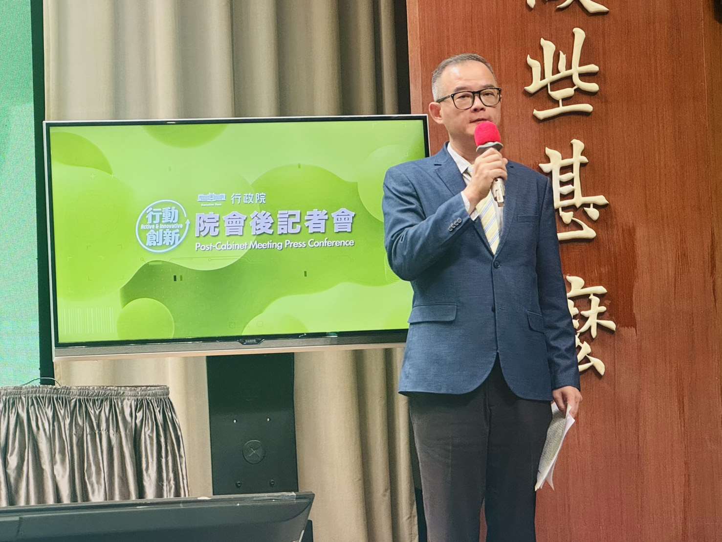 教育部國際及兩岸教育司副司長陳立穎。(鄭佑漢 攝)