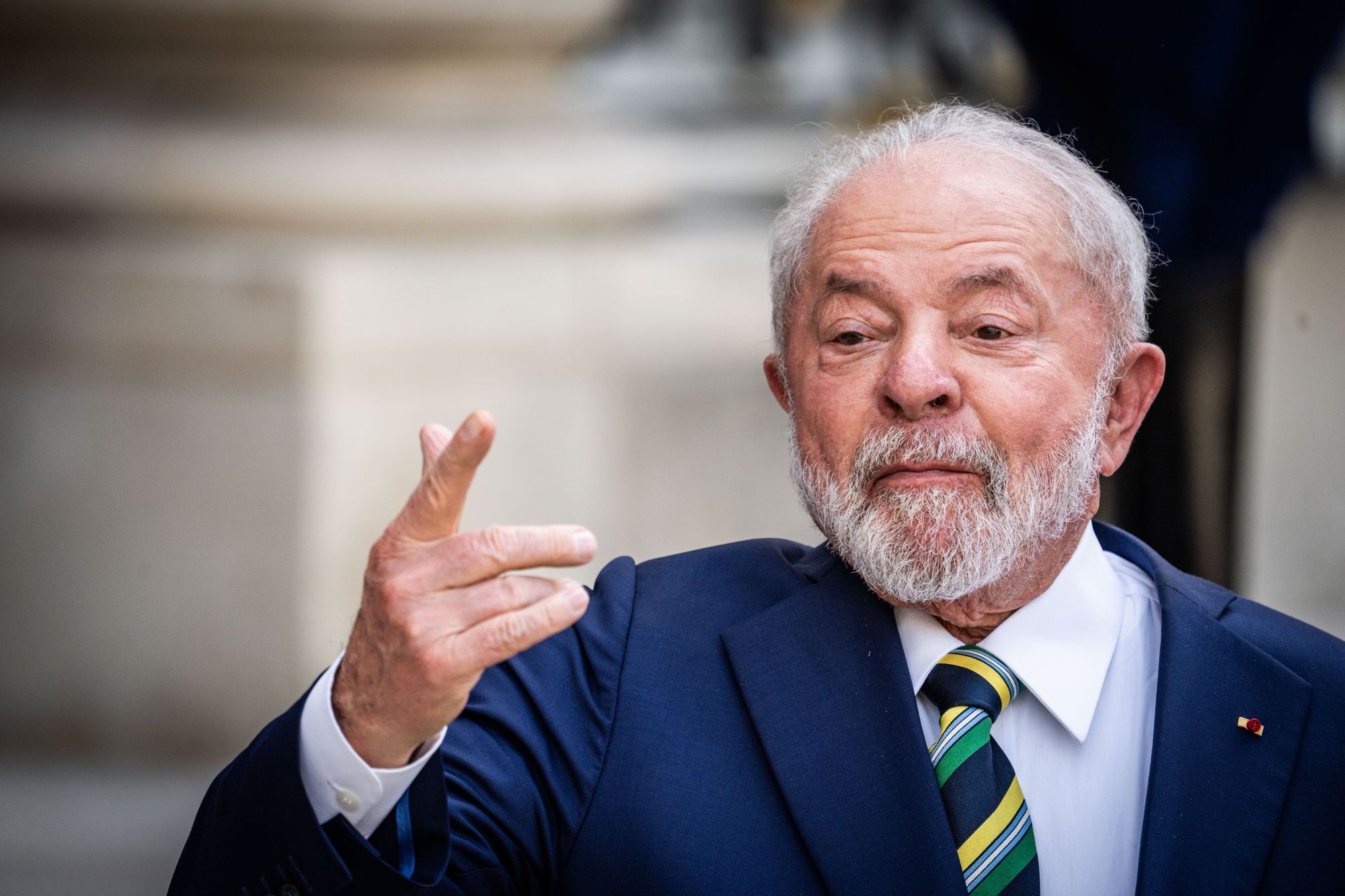 巴西總統魯拉(Luiz Inacio Lula da Silva)13日嚴詞批評美國總統川普。資料照。(AFP)