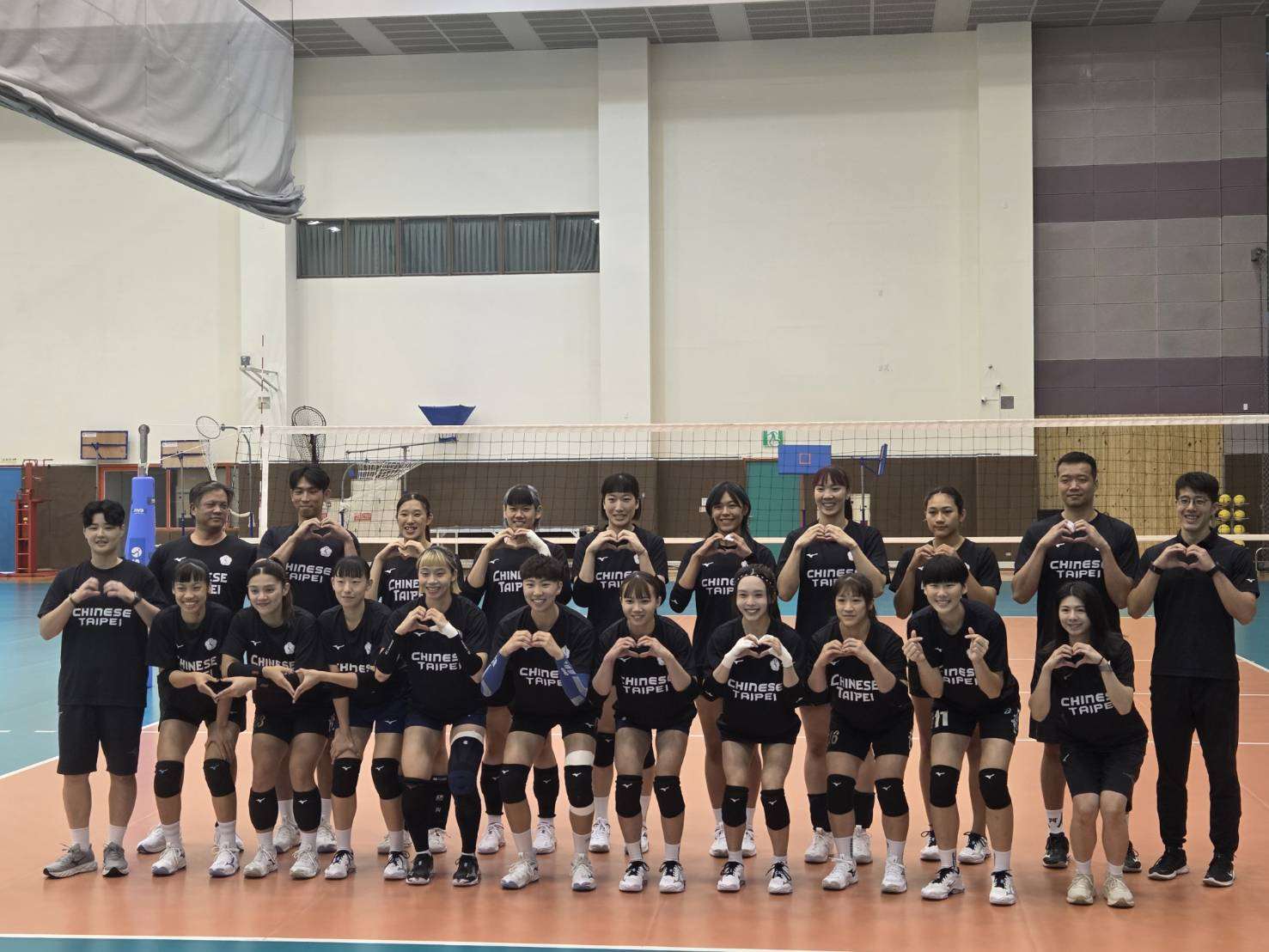 2026名古屋亞運倒數，台灣女子排球代表隊目前正在國訓中心全力備戰。(江昭倫 攝)