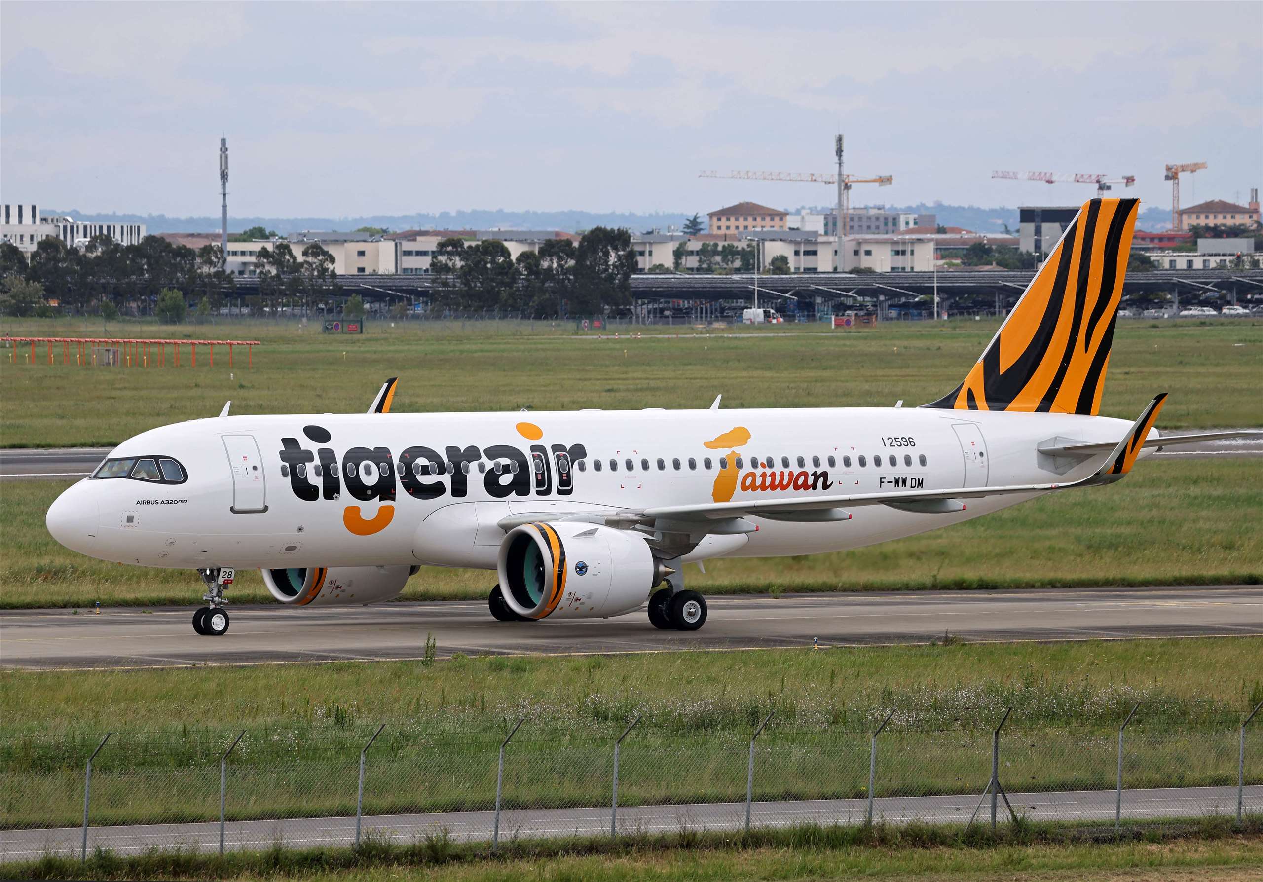 台灣虎航14日發生有旅客上錯飛機事件。非當事飛機。資料照。