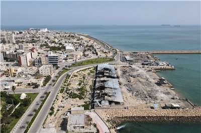 美軍襲擊荷莫茲海峽(Strait of Hormuz)附近的葛希姆島(Qeshm)週邊地區。資料照片。