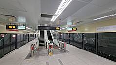 北捷信義線東延段預計下半年通車。圖為廣慈/奉天宮站。(台北市捷運局提供)