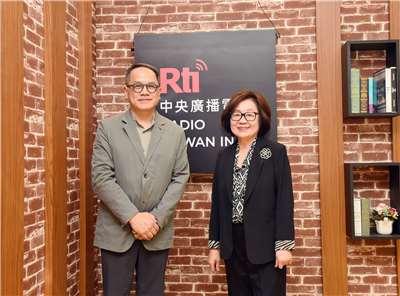 彭董事長接受美麗的台灣節目專訪