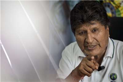 玻利維亞檢方29日對前總統莫拉萊斯(Evo Morales)發出逮捕令。 (檔案照)