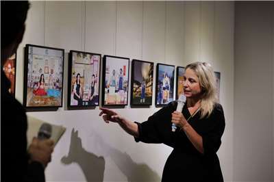 捷克攝影藝術家Dita Pepe全新個展《自我肖像．在台灣》（Self-Portraits in Taiwan）30日在台北乙皮畫廊開幕。(捷克中心台北提供)