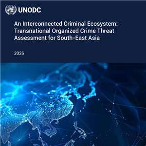 聯合國毒品暨犯罪辦公室(UNODC)21日發布「東南亞跨國組織犯罪威脅評估」報告。 (圖:X@UNODC)