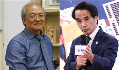 北美台灣人教授協會(NATPA)公布第二屆「廖述宗紀念講座(Liao Shu-Tsung Memorial Lecture)」由國家太空中心主任吳宗信博士(右)以及人文學者廖炳惠博士(左)獲得。(圖：台師大官網、TASA/央廣合成)
