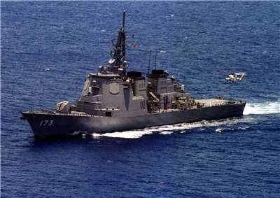 日本參加環太平洋軍演已經有超過40年歷史，圖為日本驅逐艦「金剛號」。資料照片。