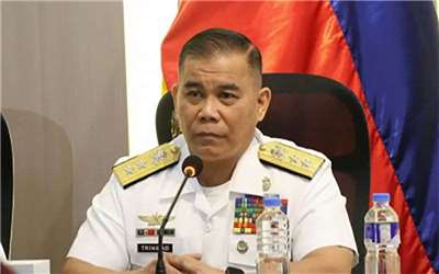 美商用無人艇拍到中國軍艦 ，菲律賓海軍南海事務發言人崔尼代(Roy Vincent Trinidad)表示，已注意到相關報導，現階段沒有對國家安全構成立即威脅。 (圖:X@Philippine_Navy)