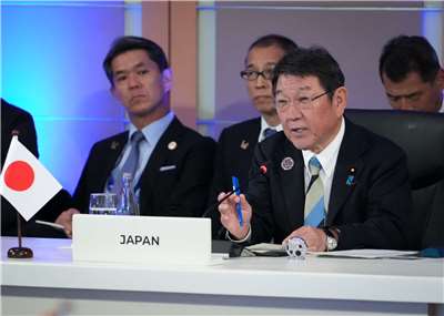 日本外務大臣茂木敏充正在菲律賓參加東南亞國家協會外長會議。(X@MofaJapan_jp)