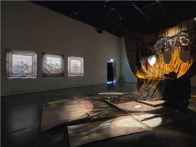 台東美術館「2026泛太平洋國際駐村交流展」，以「Moana：從海而來，向島而歸」為主題，集結超過15組藝術家、7位策展人及跨國駐村成果。(江昭倫 攝)