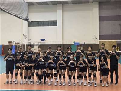 2026名古屋亞運倒數，台灣女子排球代表隊目前正在國訓中心全力備戰。(江昭倫 攝)