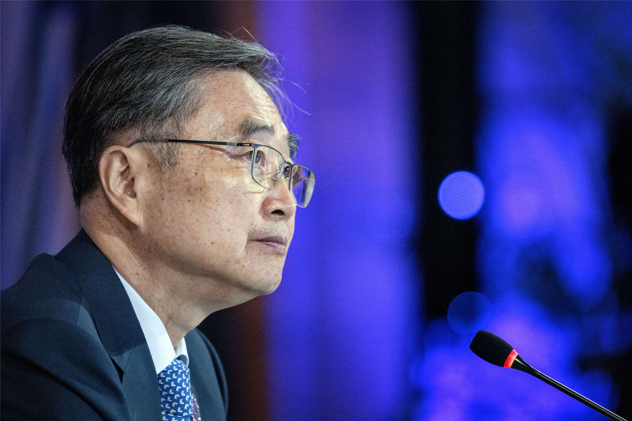韓國外交部長趙顯(圖)表示，對於美國川普總統下令縮減聯合軍演規模一事，事前並不知情。資料照片。