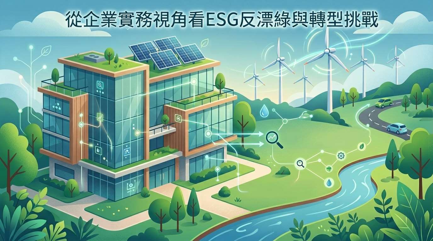 從企業實務視角看ESG反漂綠與轉型挑戰
