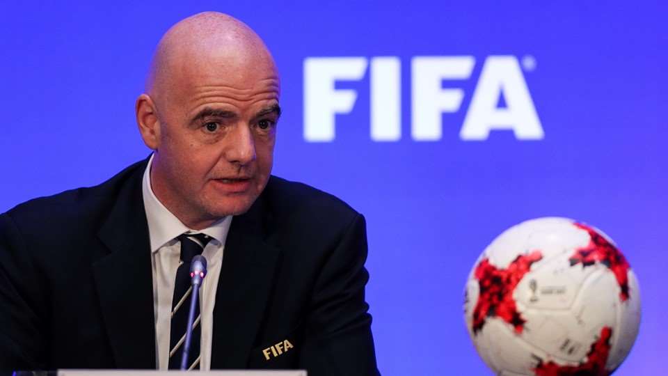 國際足球總會(FIFA)主席英凡提諾(Gianni Infantino)。資料照。 (圖:FIFA)