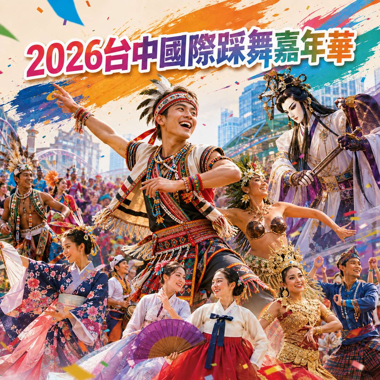 舞動台中，匯聚世界風采，2026台中國際踩舞嘉年華熱力登場！