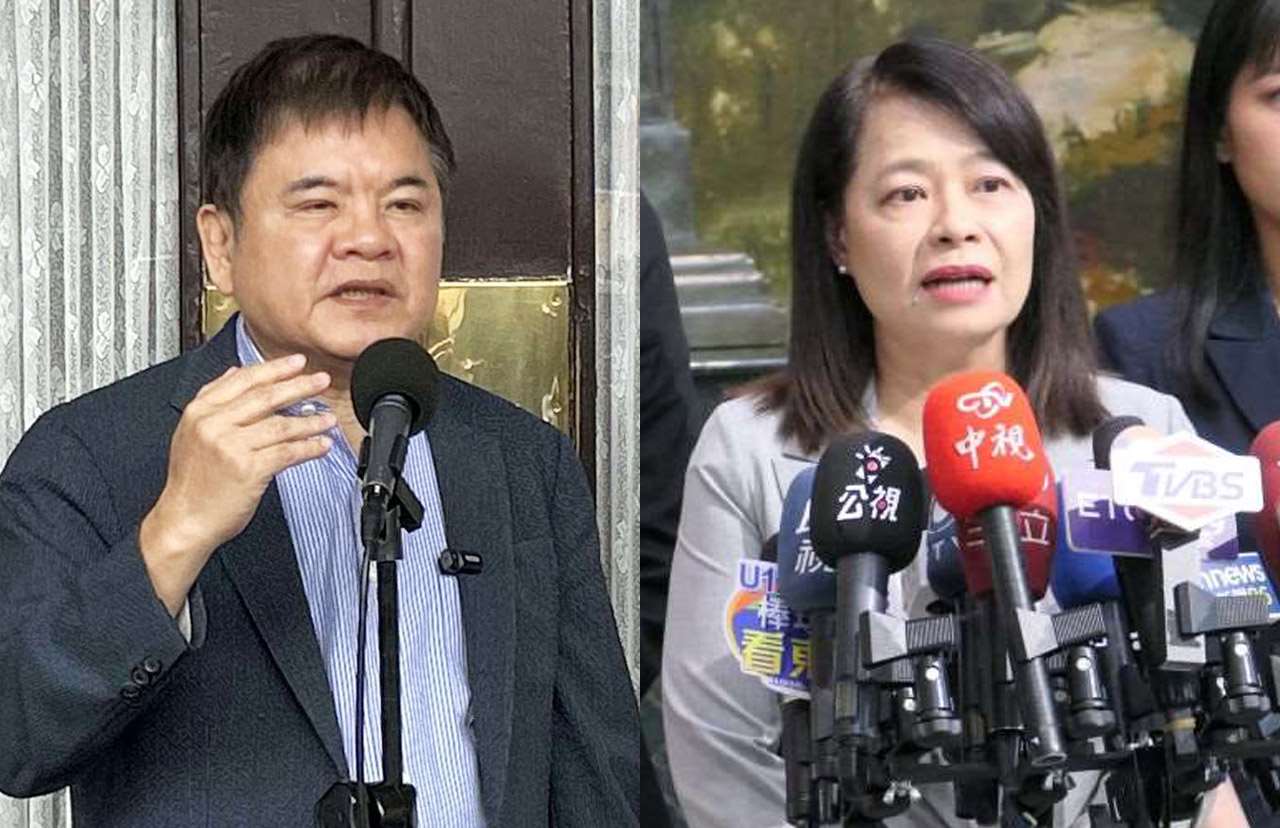 立法院將於20日召集各黨團協商政院版無人機特別條例，藍綠兩黨各有看法。左為民進黨團幹事長莊瑞雄、右為國民黨團書記長許宇甄。資料合成照。(趙婉淳攝)