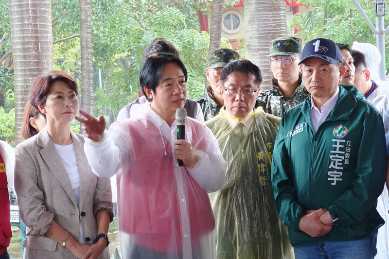 PD
南部豪雨釀災 賴清德籲全黨協助災後救助宣傳。
中央社記者楊思瑞攝　115年8月25日