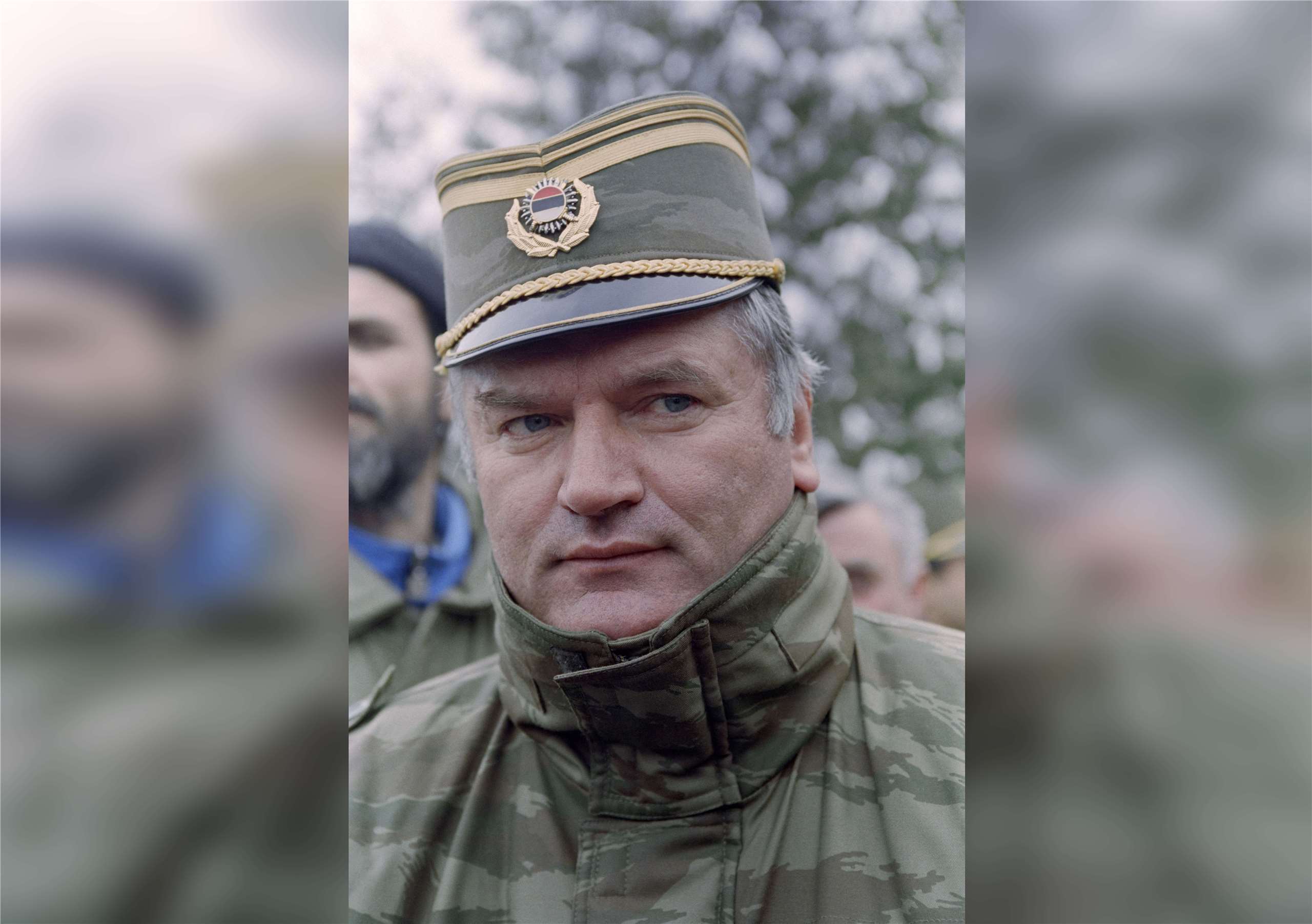 前波士尼亞塞爾維亞裔軍事指揮官穆拉迪奇（Ratko Mladic）生前因下令對穆斯林進行大屠殺，被冠上「波士尼亞屠夫」（Butcher of Bosnia）稱號，27日傳出死訊。資料照。(AFP)
