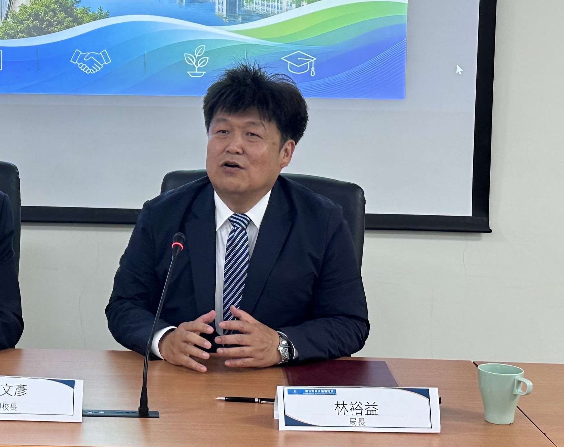 台北市翡翠水庫管理局長林裕益。資料照片(圖取自翡管局官網)