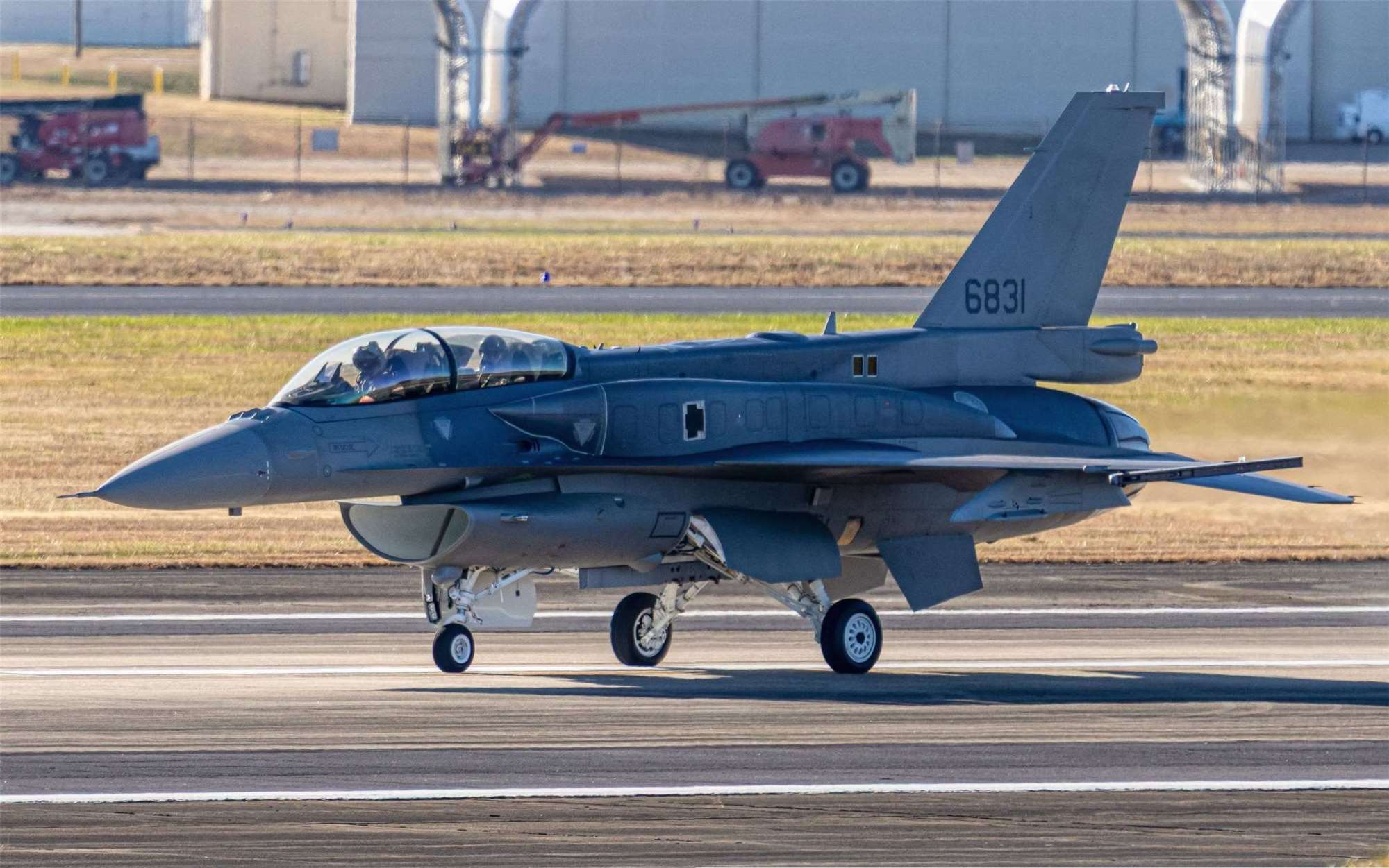 F-16V blk70戰機。(圖/翻攝FB@Owenaviation)