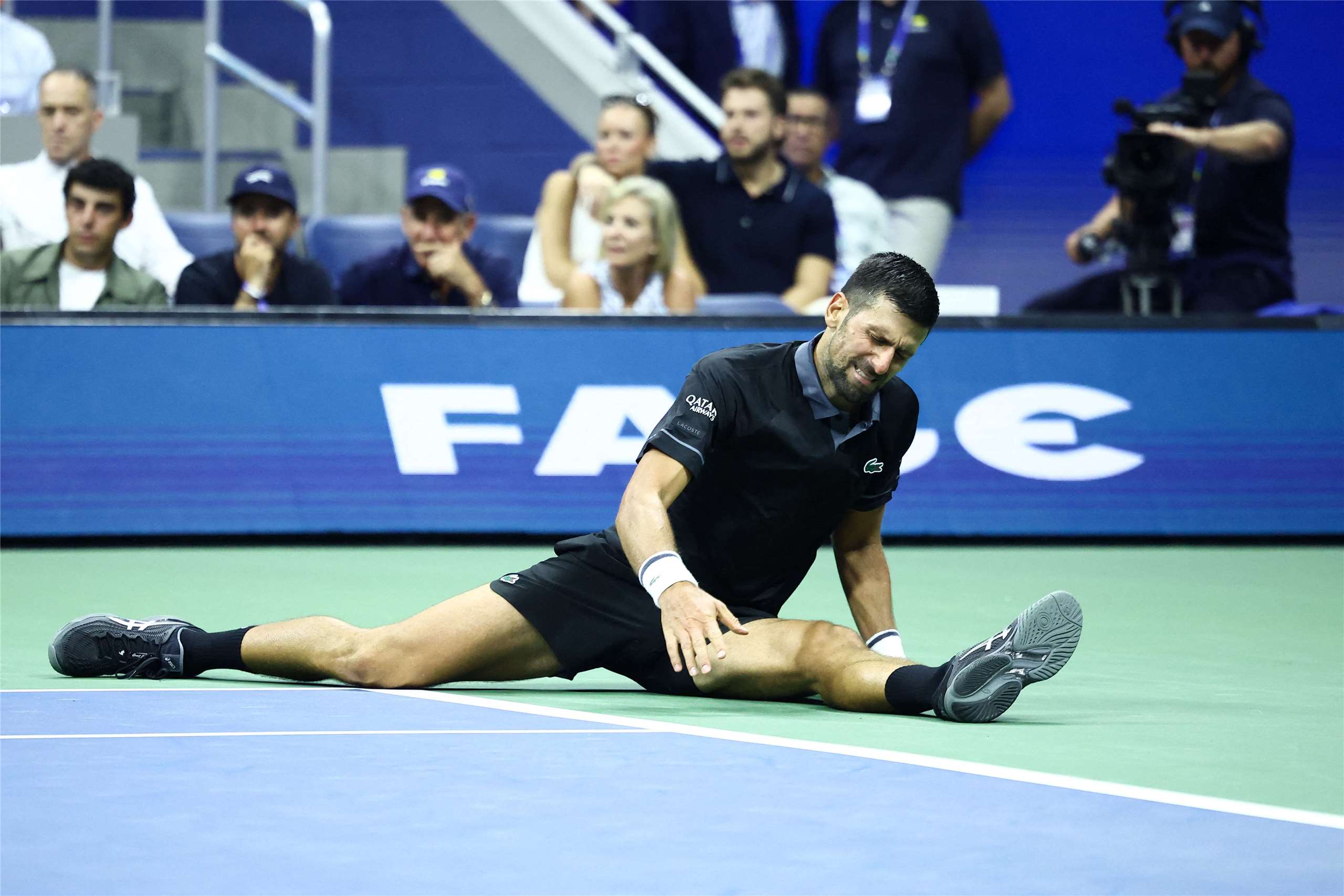 塞爾維亞球名將喬科維奇（Novak Djokovic）美網首輪爆冷出局。