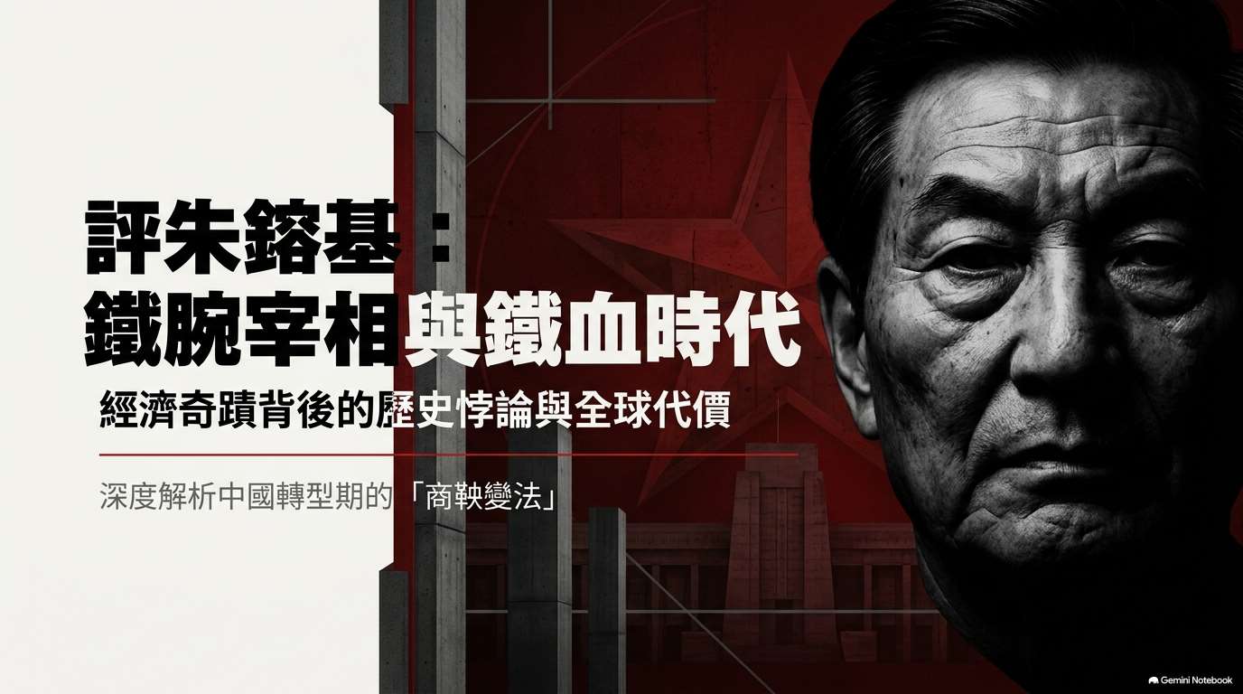 評朱鎔基：鐵腕宰相與鐵血時代(AI圖)