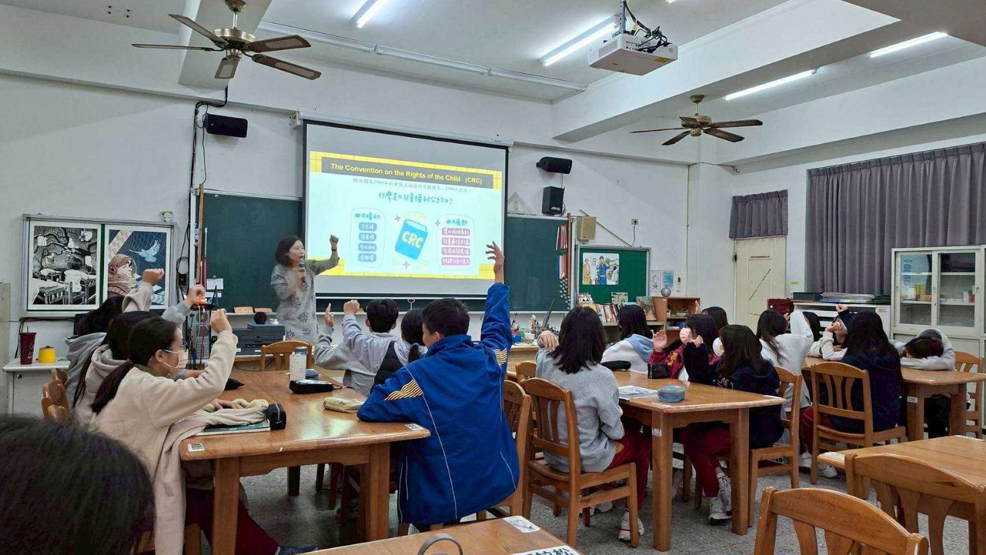 學校上課情況示意圖。(圖：教育部提供)