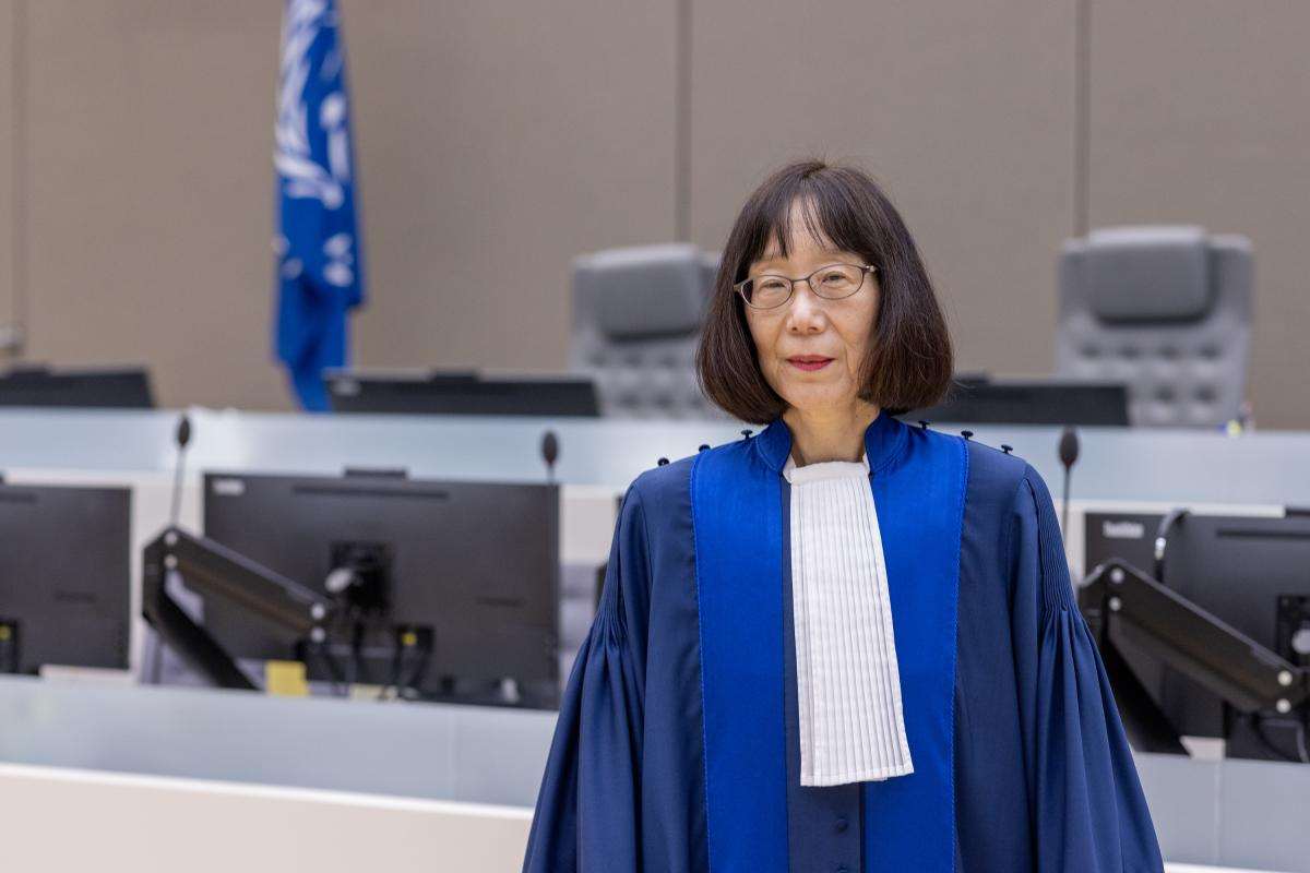 國際刑事法院(ICC)院長赤根智子表示，自己「完全沒有受制裁的理由」。(X@IntlCrimCourt)