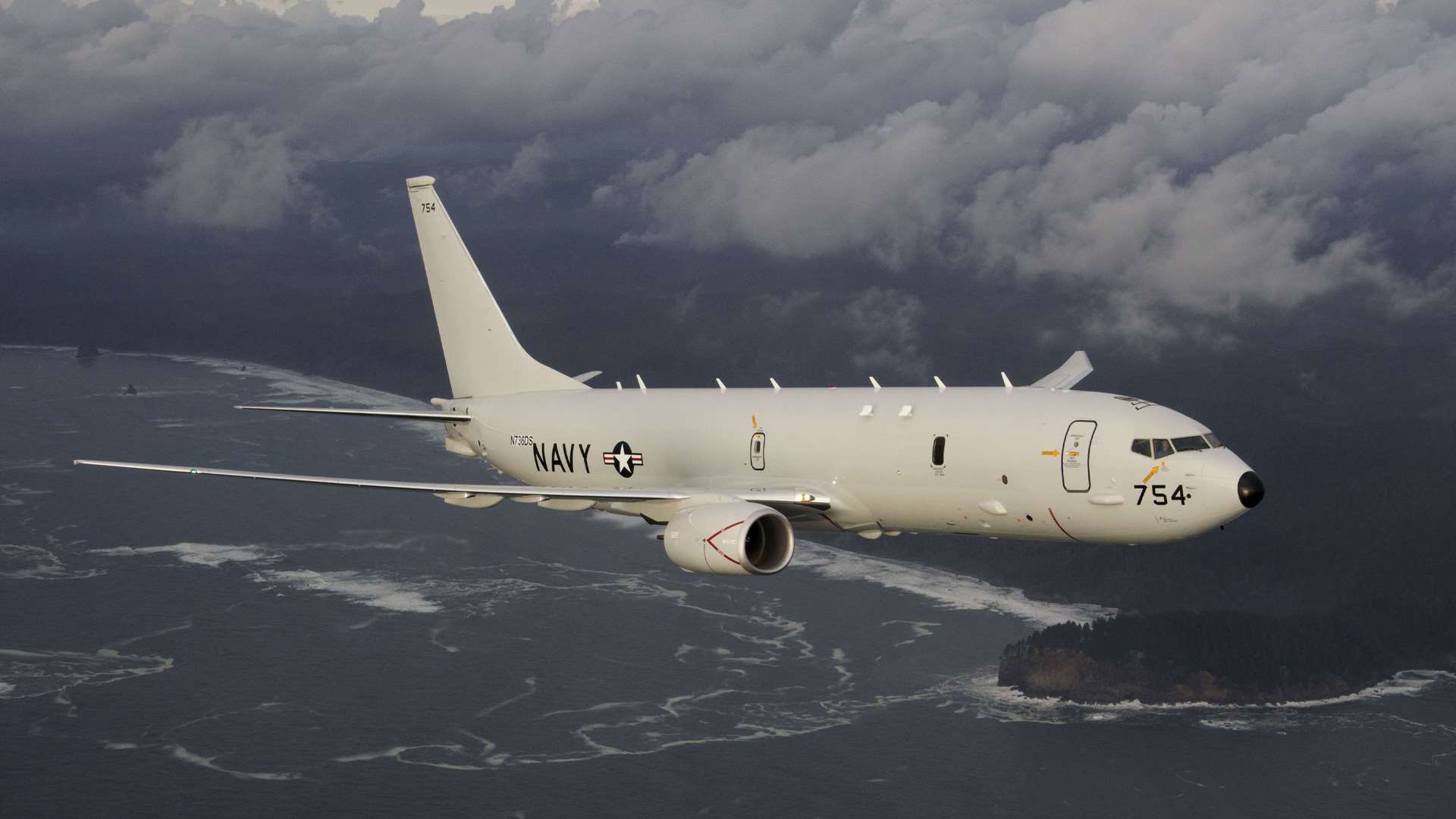 美國第七艦隊證實，一架美軍P-8A巡邏機飛越台海。圖為美軍P-8A巡邏機。資料照片(圖：波音官網)