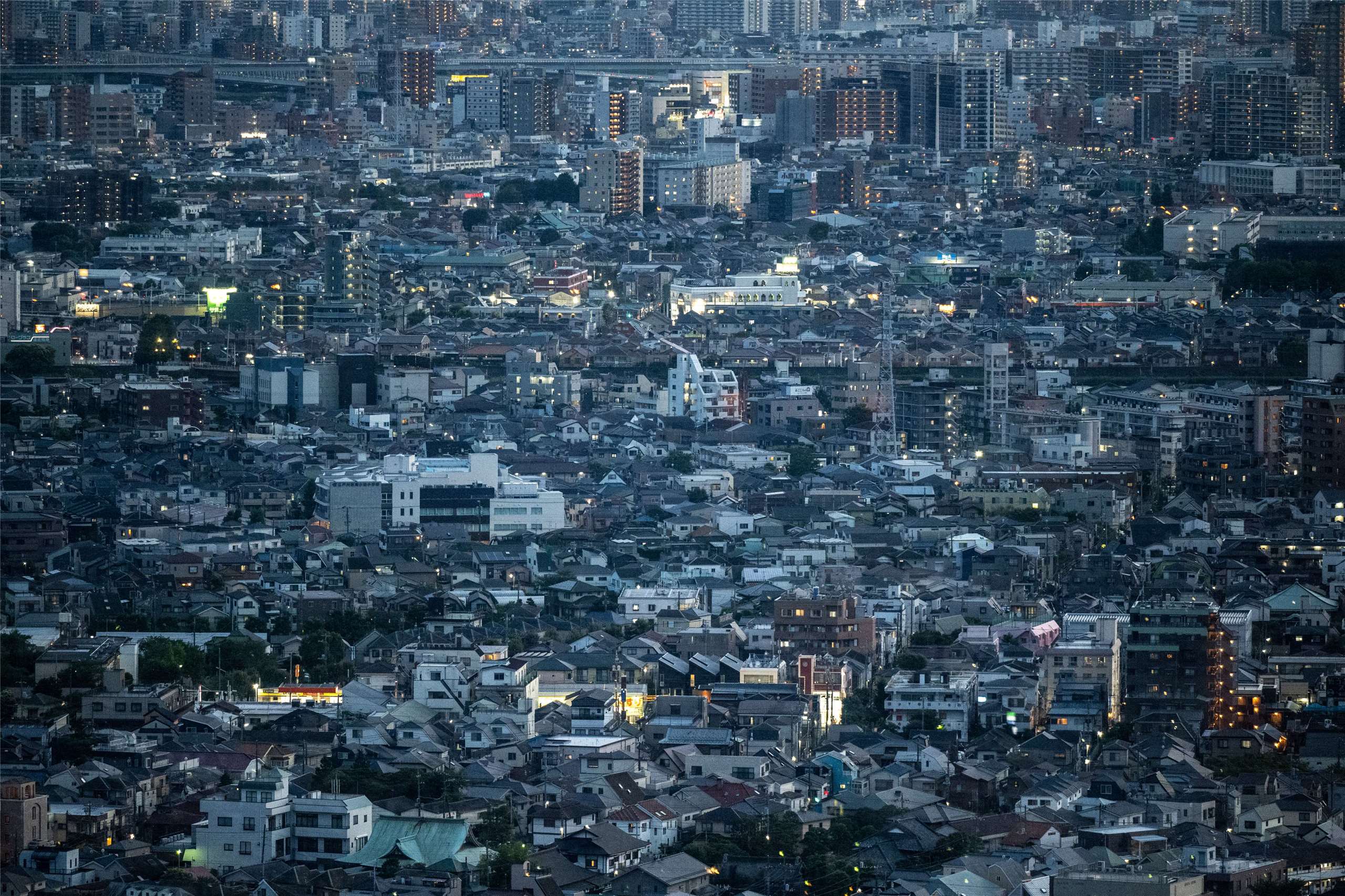 東京市中心6區二手公寓價格近3個月緩步下滑，價格調整動向似乎正擴散至東京23區其他區域。圖為江戶川區全景資料照。