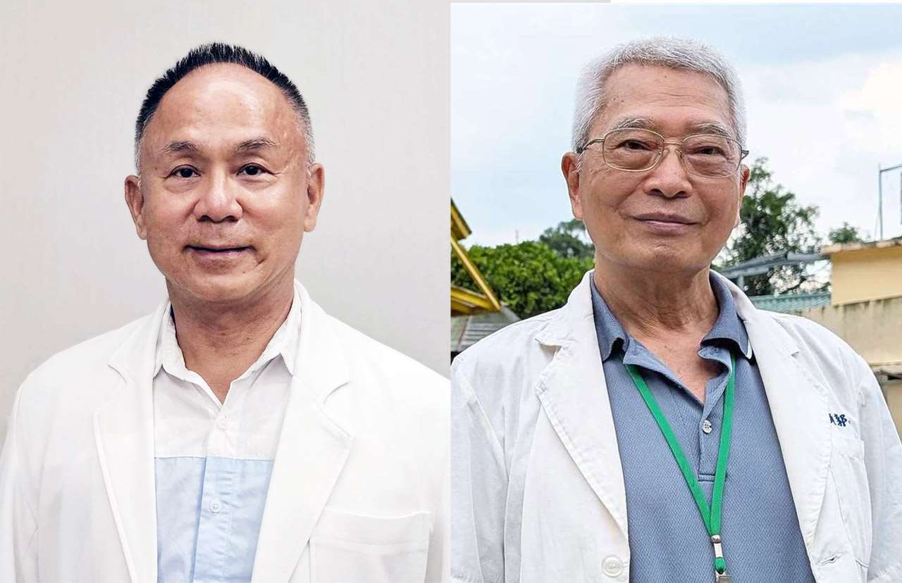 央廣「光照微塵」報導林知遠(左)、郭春吉(右)兩位醫師深入偏鄉服務的故事，榮獲115年社會光明面新聞報導獎特優。資料合成照。(Rti)