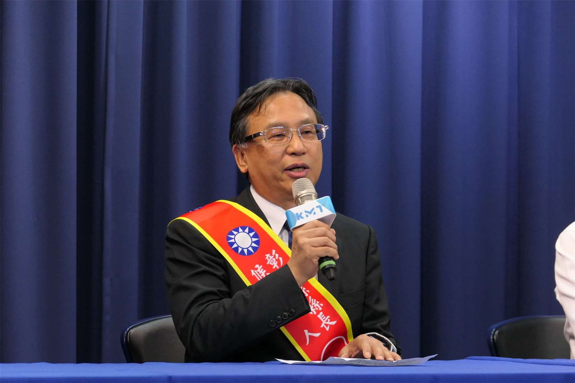 魏平政將代表國民黨參選彰化縣長選戰。資料照。(趙婉淳 攝）