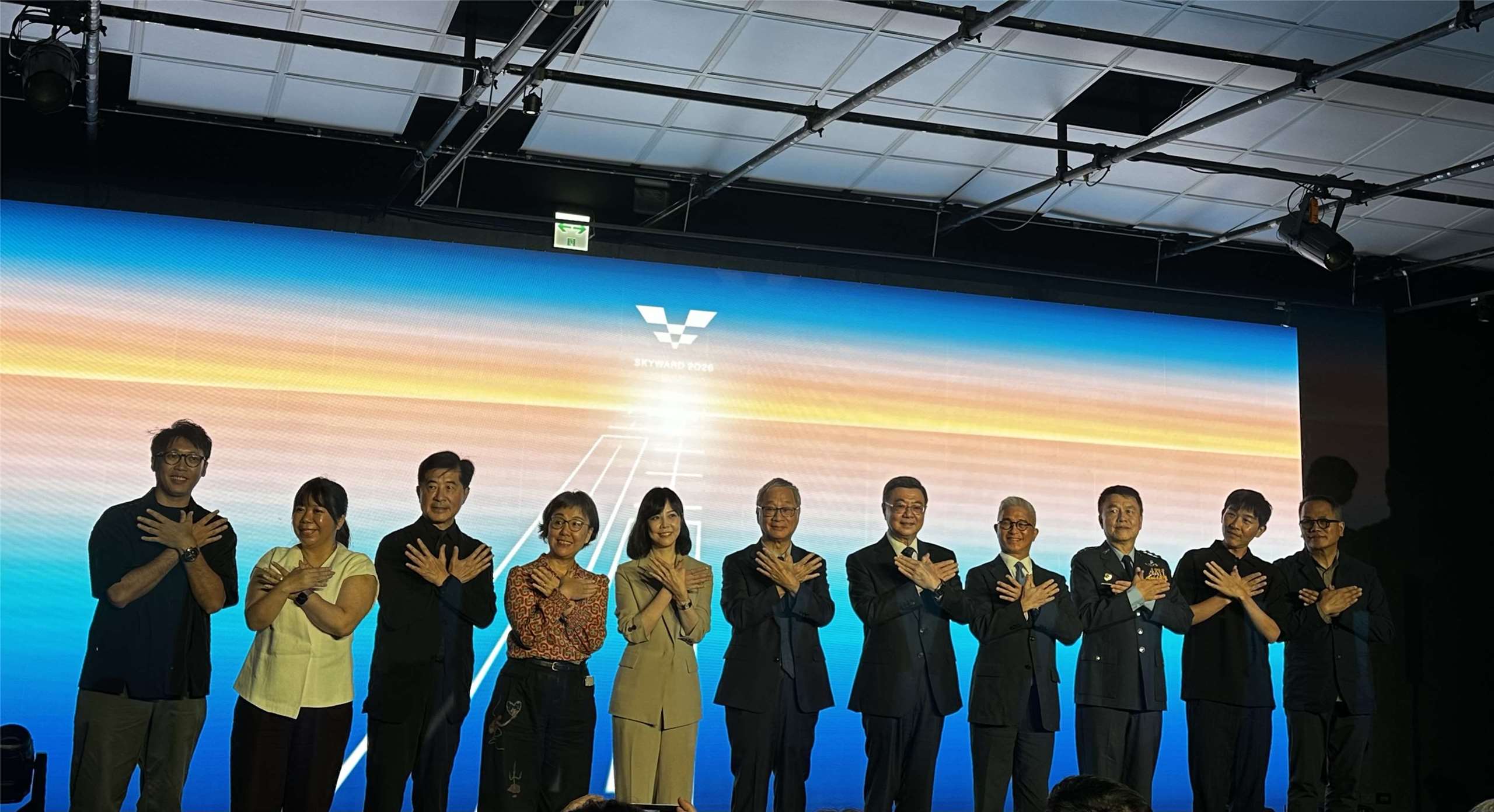 晴空季SKYWARD2026自即日起在空總國家文化基地登場，多檔國家級展會接力舉辦，文化部歡迎民眾踴躍前往觀展。(楊雨青攝)