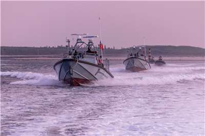 第一作戰區轄屬兩棲偵察營12日實施「離島特種偵察暨聯合火力打擊」演練。（圖：國防部提供）