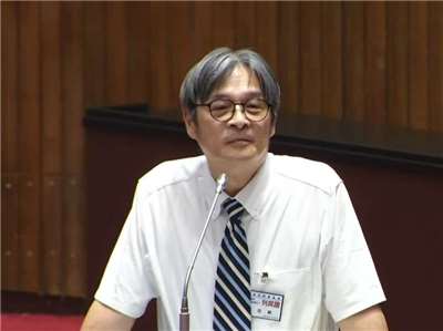 監察院第6屆監察委員任期在7月31日屆滿，賴清德總統日前提名29位新任監察委員，立法院24日繼續審查被提名人Iban Nokan、林佳範(圖)等6位監委人事案。(翻攝國會頻道)