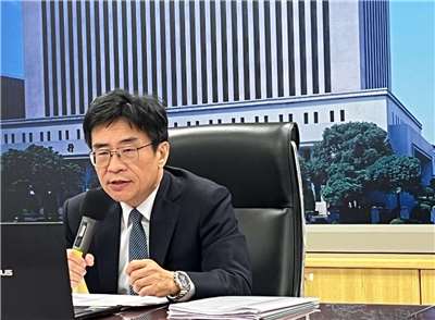 央行外匯局局長蔡烱民。(陳林幸虹 攝)