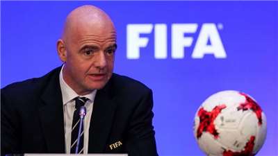 國際足球總會(FIFA)主席英凡提諾(Gianni Infantino)。資料照。 (圖:FIFA)