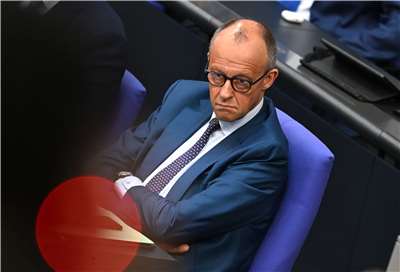 德國總理梅爾茨(Friedrich Merz)26日表示，他已經要求內閣著手研擬方案因應歐盟與中國間貿易失衡。資料照。