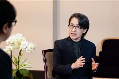 副總統蕭美琴強調，「無人載具產業發展統籌型計畫」與「國防自主無人載具採購特別條例」，兩者相輔相成，但本質上有所不同。(楊仁翔 攝)