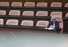 立法院全院委員會11日審查監察院正、副院長及監委人事同意權案，監察院長被提名人陳永興列席。