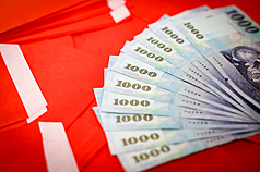 賴清德總統17日宣布，共享AI紅利，明年普發現金新台幣1萬元。示意圖。